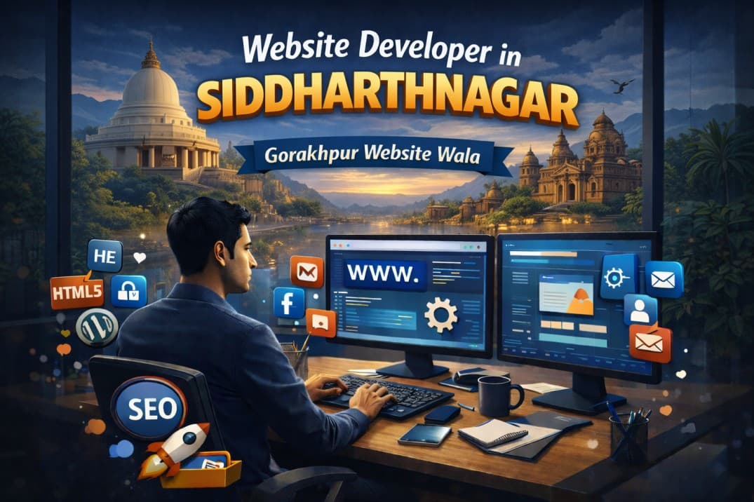Website Developer in Siddharthnagar — Gorakhpur Website Wala blog